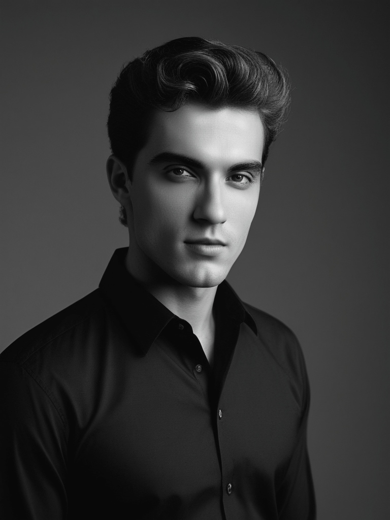 Male Monochrome Portrait